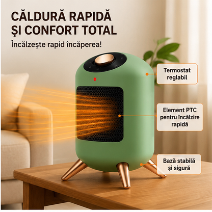 Încălzitor Electric Portabil PTC 1200W - Pentru Acasă și Birou