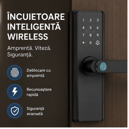 Încuietoare Inteligentă Wireless - Control Acces Securizat