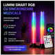 Set 2 Lampi LED Smart RGB cu Sincronizare Muzicală și Wi-Fi