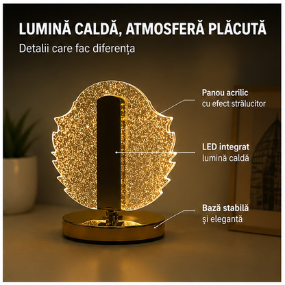 Lampa Decorativă Frunză - Iluminare Ambientală Elegantă