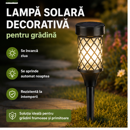 Lămpa Solara Decorativa pentru Grădină