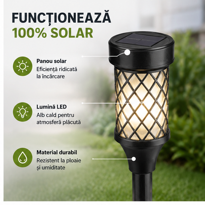 Lămpa Solara Decorativa pentru Grădină