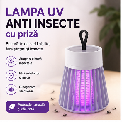 Lampa UV Anti Insecte cu Priză - Protecție Eficientă