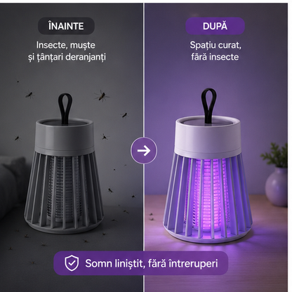 Lampa UV Anti Insecte cu Priză - Protecție Eficientă