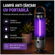 Lampa Anti-Țânțari UV Portabilă cu Încărcare Type-C