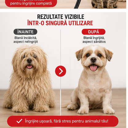 Mașină Profesională de Tuns Animale Câini, Pisici - Model D12