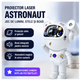 Proiector Laser Astronaut cu Joc de Lumini, Stele și Boxă Bluetooth – Atmosferă Galaxy pentru Cameră