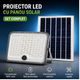 Proiector LED cu Panou Solar 100W - Lampă Portabilă pentru Camping