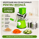 Razatoare Multifunctionala Branza cu 3 Lame Cilindrice Interschimbabile