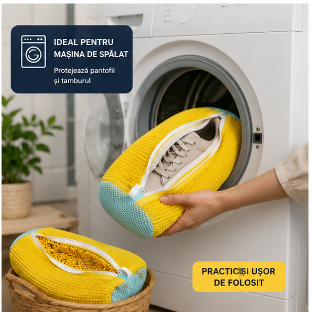Saci de Spălat Pantofi - Set Practic și Protector