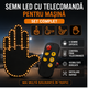 Semn LED cu Telecomandă pentru Mașină - 25 RON