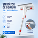 Ștergător de Geamuri cu Pulverizator - Curățare Rapidă și Ușoară