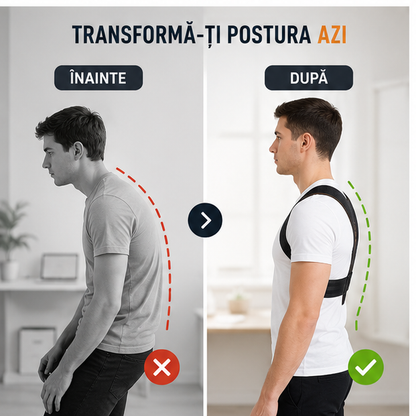 Suport Corector Ortopedic pentru Postură – Susținere Spate și Corectare Postură, Unisex L / XL / XXL