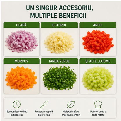 Tăietor de Ceapă, Usturoi și Alte Legume - 9 RON