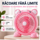 Ventilator cu Acumulator și LED-uri 115-12 – Portabil, Reîncărcabil și Eficient