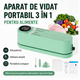 Aparat de Vidat Portabil 3 în 1 pentru Alimente – Sigilare Rapidă și Păstrare Proaspătă