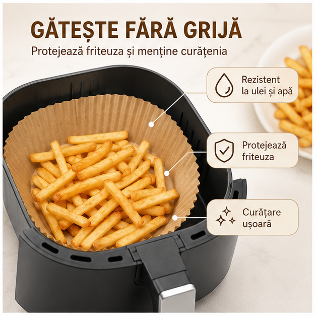 Hartii de COPT Pentru Friteuza
