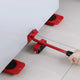Set pentru transportat mobila, cu elevator, greutate maxima 150kg, rosu/negru