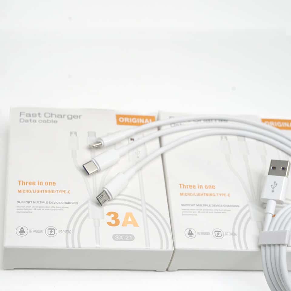 USB cable 3 in 1 JRH SX – 21, USB-micro USB/USB-C/ipho