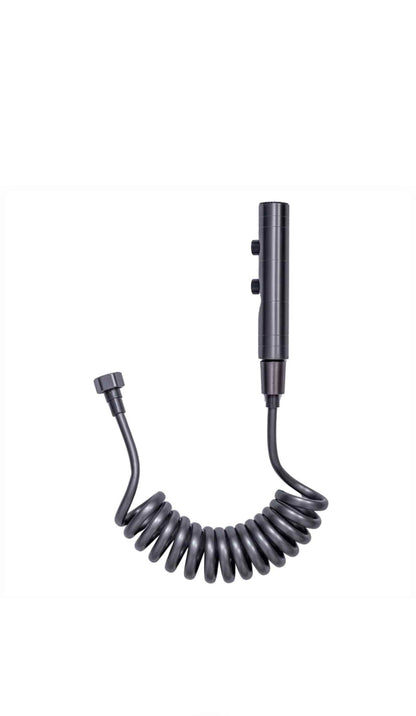 Coloana de dus, cu para fixa si para mobila, 4 functii, otel