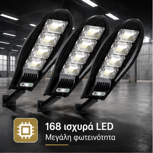 SET 2+1 LAMPA SOLARA 1200W