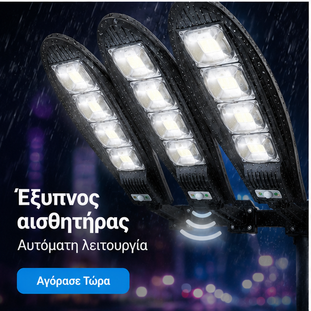 SET 2+1 LAMPA SOLARA 1200W