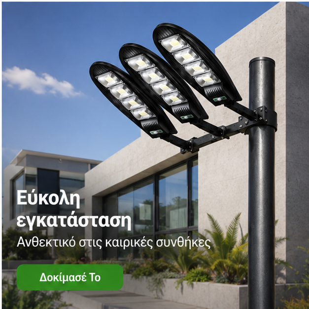 SET 2+1 LAMPA SOLARA 1200W