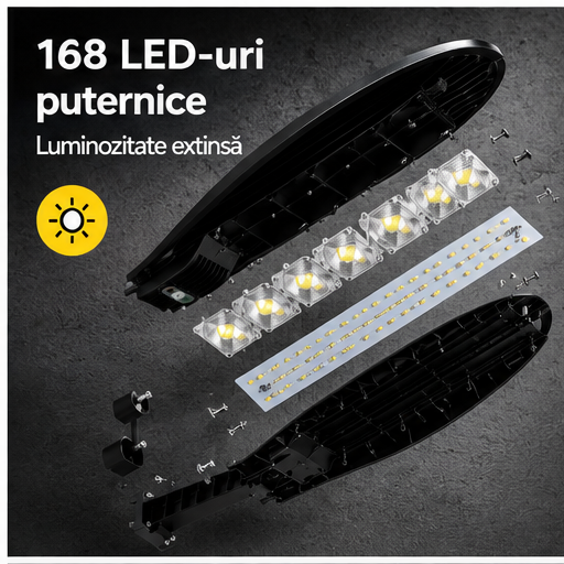SET 2+1 LAMPA SOLARA 1200W