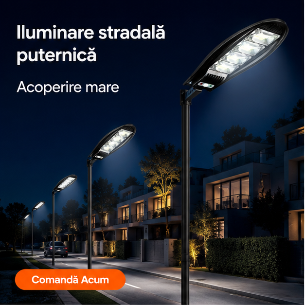 SET 2+1 LAMPA SOLARA 1200W