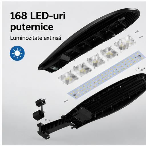 SET 2+1 LAMPA SOLARA 1200W
