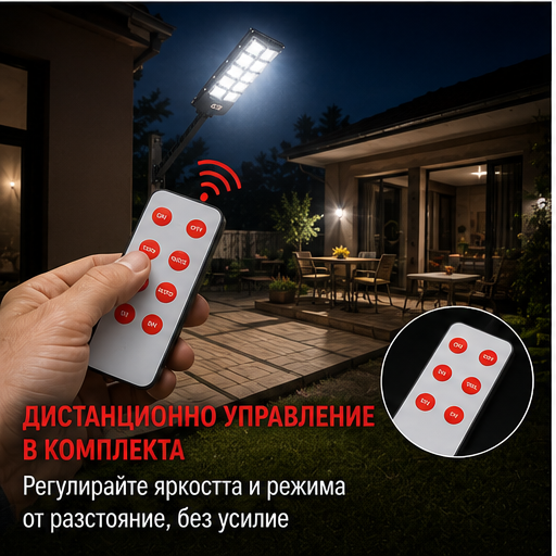Lampa solară stradală 3000W  70 CM W789B-6