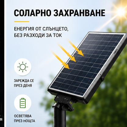 Lampa solară stradală 3000W  70 CM W789B-6