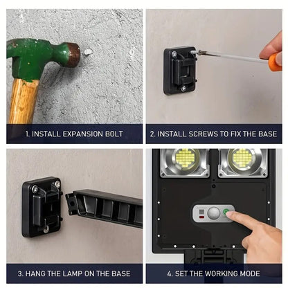 Lampa solară stradală 3000W  70 CM W789B-6