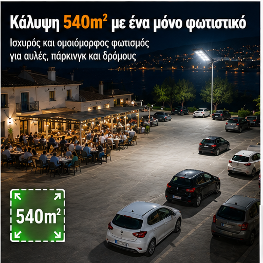 Lampa solară stradală 3000W  70 CM W789B-6