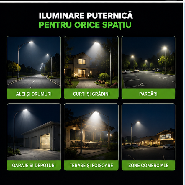 Lampa solară stradală 3000W  70 CM W789B-6