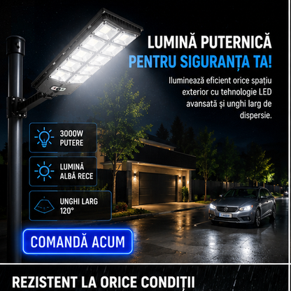 Lampa solară stradală 3000W  70 CM W789B-6