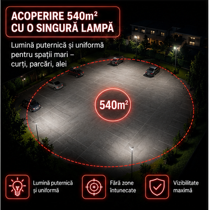Lampa solară stradală 3000W  70 CM W789B-6