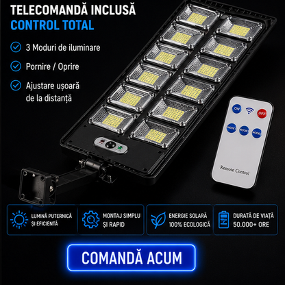 Lampa solară stradală 3000W  70 CM W789B-6