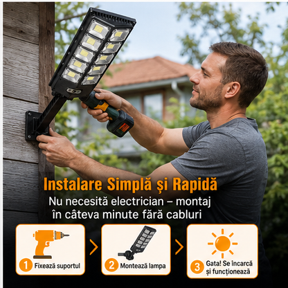 Lampa solară stradală 3000W  70 CM W789B-6