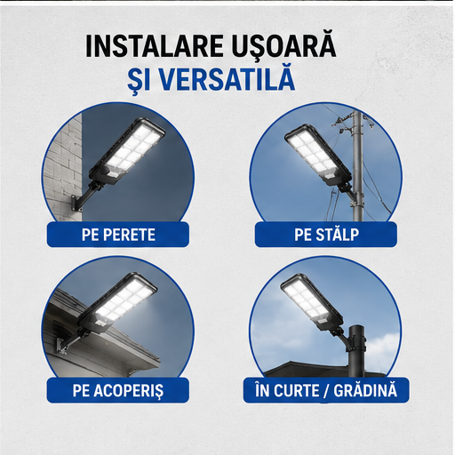 Lampa solară stradală 3000W  70 CM W789B-6