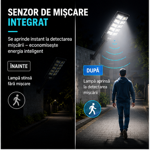 Lampa solară stradală 3000W  70 CM W789B-6