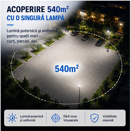 Lampa solară stradală 3000W  70 CM W789B-6
