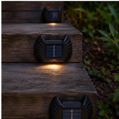 Lămpi Solare Decorative „Scoică" IP65, Iluminare Bidirecțională – Set 8, 12 sau 16 buc, Alb Cald sau Alb Rece