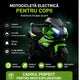 MOTOCICLETA VERDE