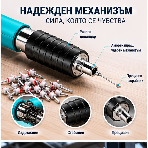 Pistol manual pentru fixarea cuielor + 100 CUIE CADOU