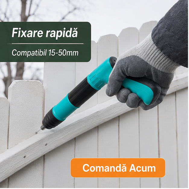 Pistol manual pentru fixarea cuielor + 100 CUIE CADOU