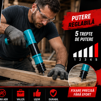 Pistol manual pentru fixarea cuielor + 100 CUIE CADOU