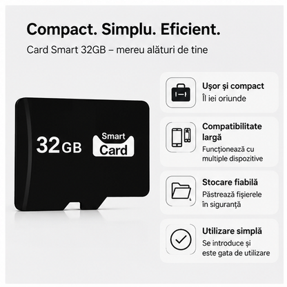 1 card de memorie 32 GB