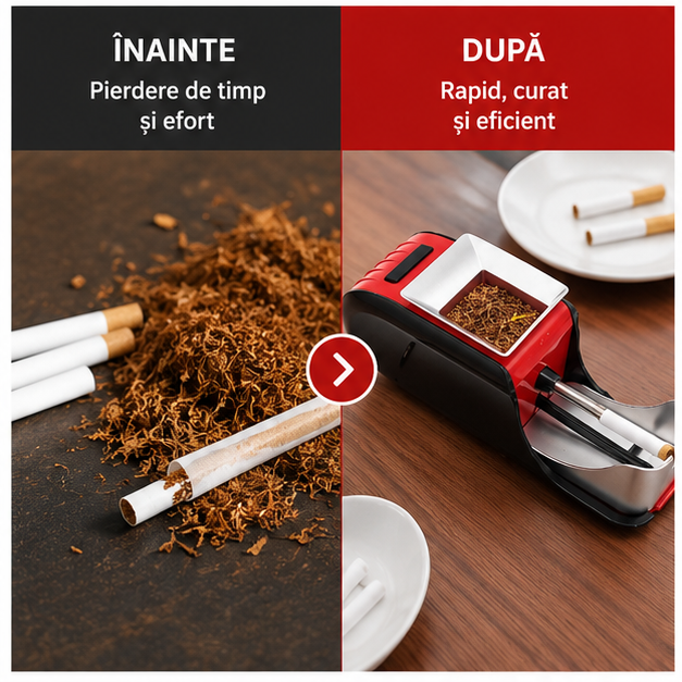 Aparat Electric de Facut Tigari cu Injector Tutun