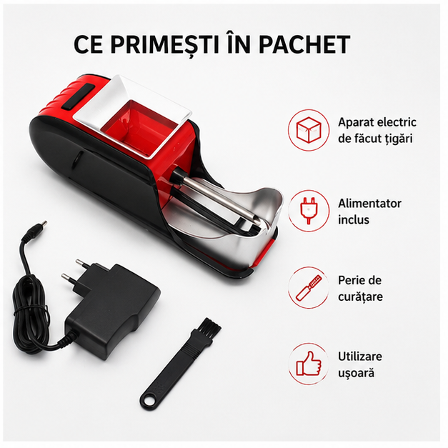 Aparat Electric de Facut Tigari cu Injector Tutun